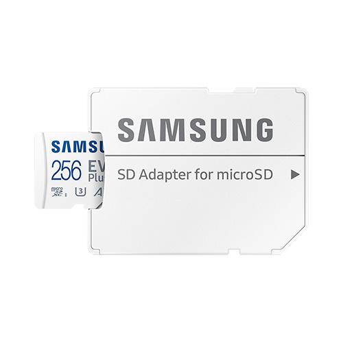 Samsung Evo plus 256 GB micro SD class 10 - read up to 130MB/s - avec