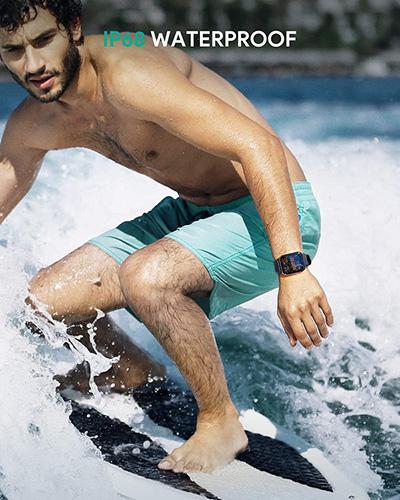 AUKEY LS02 IPX6 Waterproof Smartwatch Fitness Tracker - Black