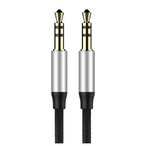 Baseus Yiven Audio Cable（Male to male）M30 1m - Silver+Black