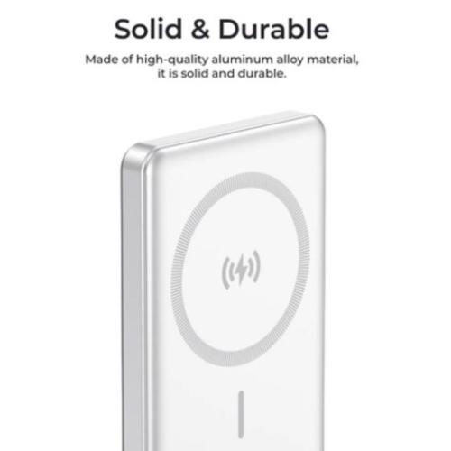 HAVIT Magsafe 10000mAh 15w Fast Charging Power Bank - Silver