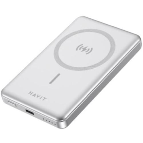 HAVIT Magsafe 10000mAh 15w Fast Charging Power Bank - Silver