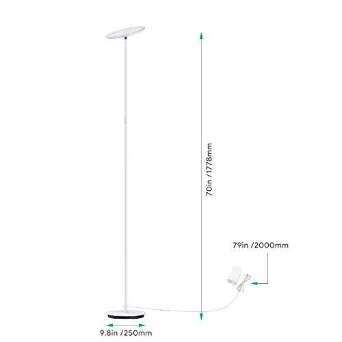 Gladle led deals floor lamp