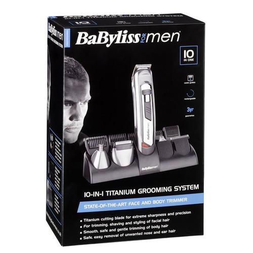 babyliss men 10 in 1 titanium multi trimmer