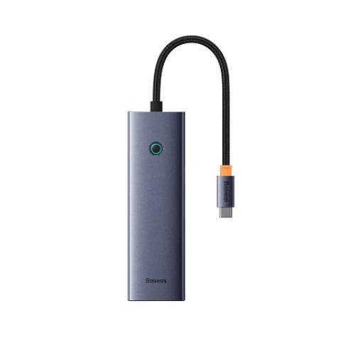 OS-Baseus UltraJoy Series 7-Port HUB Docking Station - Space Grey