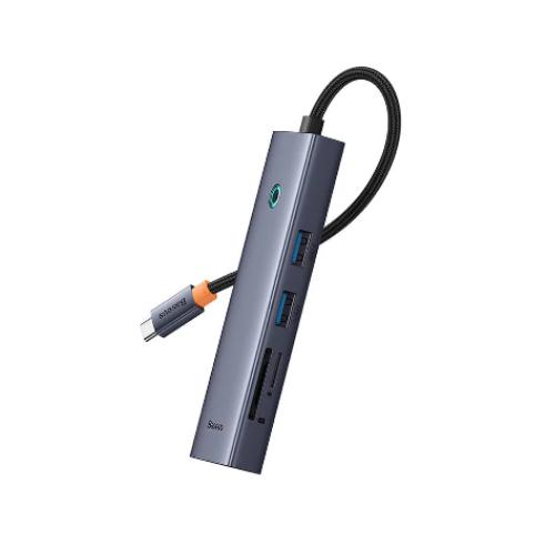 OS-Baseus UltraJoy Series 7-Port HUB Docking Station - Space Grey