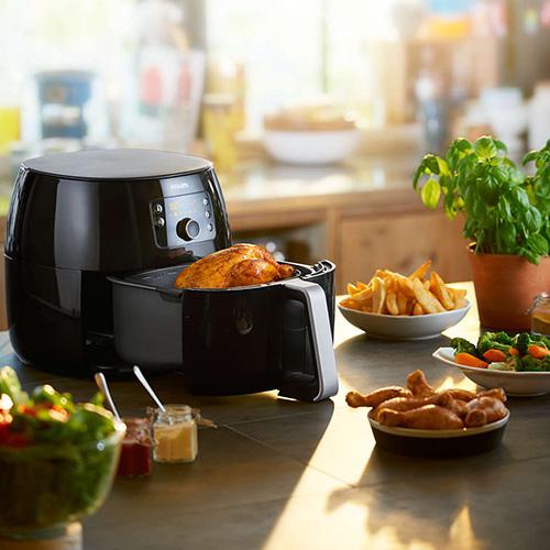 Philips Viva Collection Airfryer with Fat Removal Technology XXL  - Black
