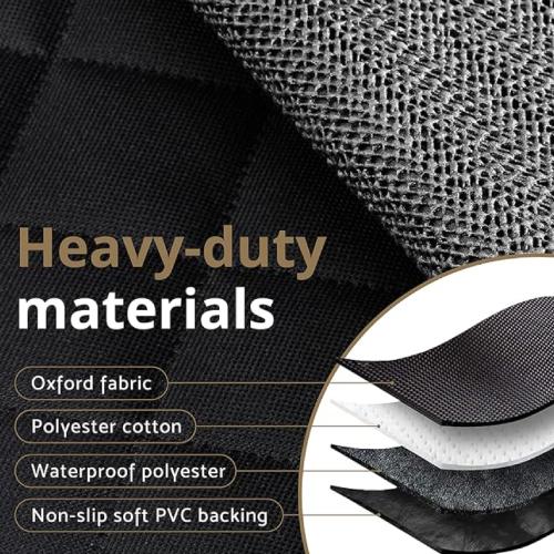 MZPET 4-in-1 Universal Car Seat Cover for Dogs - Black
