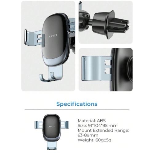 HAVIT Mobile Phone Car Vent Holder