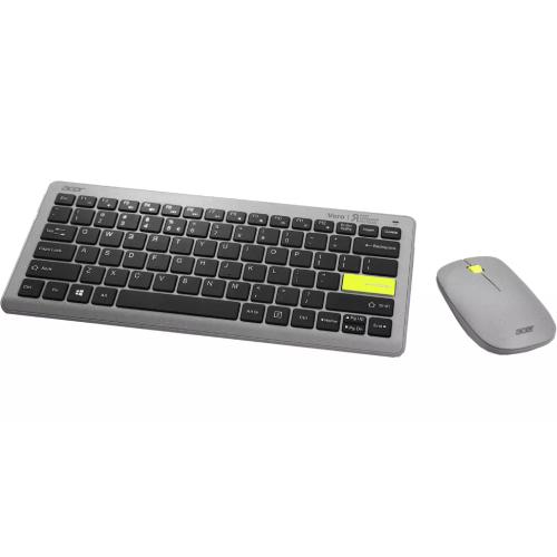 Acer Vero Wireless Mouse and Keyboard - Grey