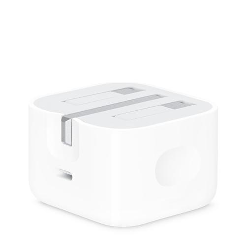 18W Mains Charger with USB-C to USB-C Cable for Apple - White (FFP)