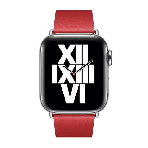 Apple Official Watch Modern Buckle Leather Band 40mm Scarlet