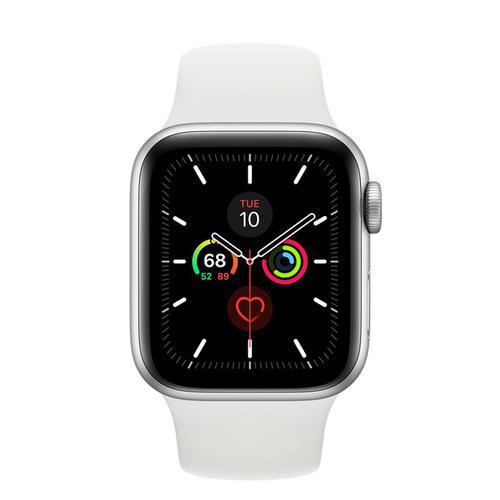 Apple Watch Series 5 GPS/WiFi 40mm Aluminium Case - Silver/White (Refurbished)