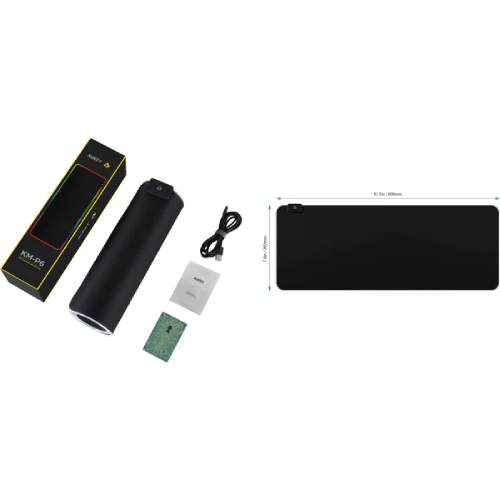 AUKEY KM-P6 Mouse Pad 800 x 300 Large - Black