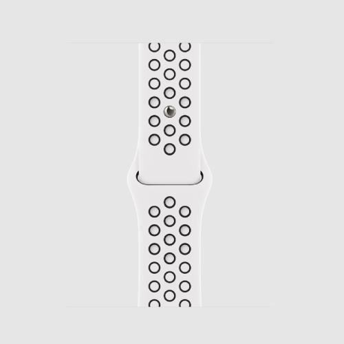 Apple Official Watch Nike 41mm Sport Band - White/Black