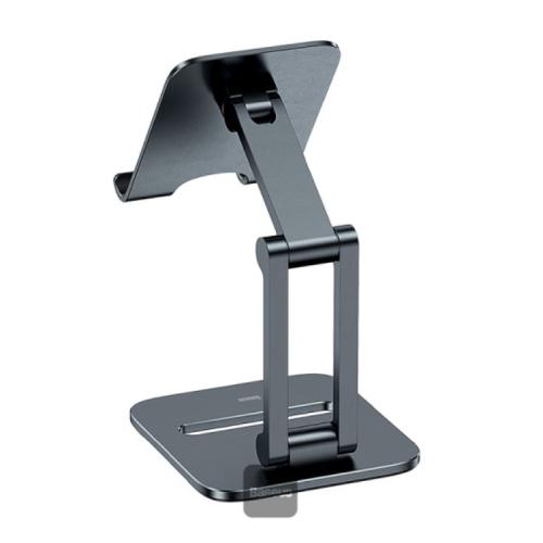 Baseus Desktop Biaxial Foldable Metal Stand (for Phones) - Grey