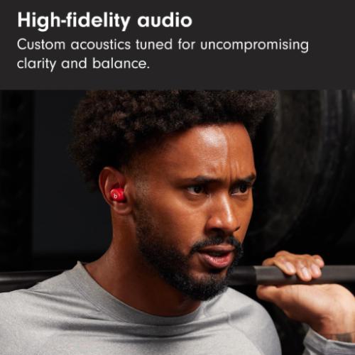 Beats Solo Buds Wireless Bluetooth Earbuds - Transparent Red