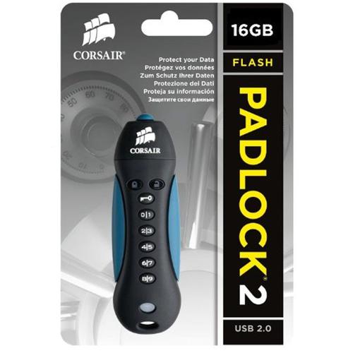 Corsair 16GB Flash Padlock 2 USB 2.0 Flash Drive (Manufacturer Refurbished)