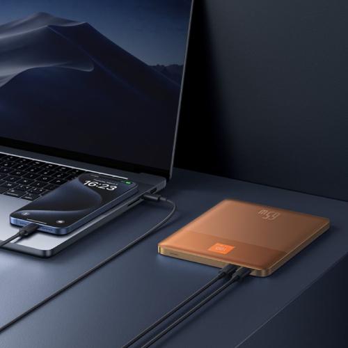 OS-Baseus Blade2 Fast-Charging Power Bank with Digital Display Intelligent Edition 12000mAh 65W - Canyon Coral