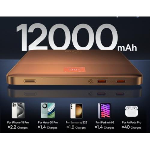 OS-Baseus Blade2 Fast-Charging Power Bank with Digital Display Intelligent Edition 12000mAh 65W - Canyon Coral