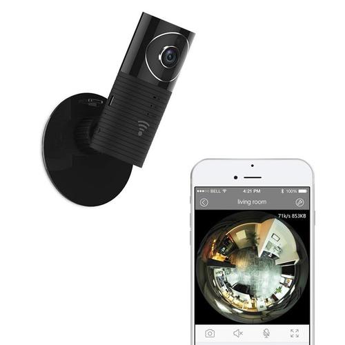 Clever Dog Panorama 180 ° View HD Home Security Camera - Black