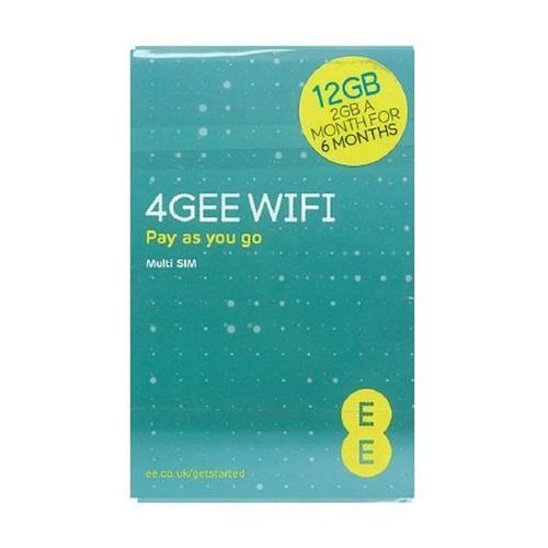 EE PAYG 4G SIM Card Preloaded 12GB of Data