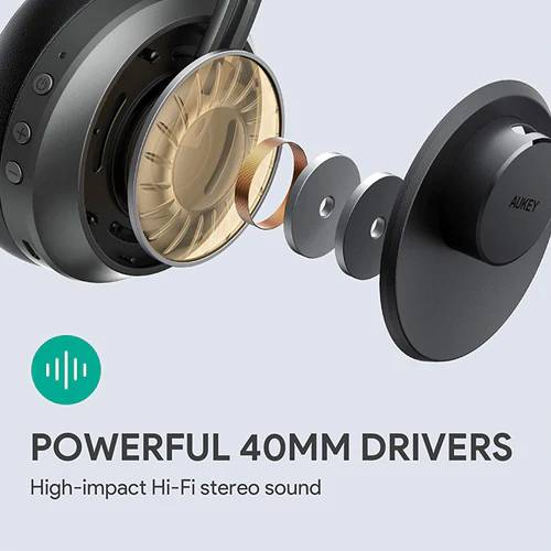 AUKEY EP B52 Wireless Bluetooth Headphones Black 16.99 Free Delivery MyMemory