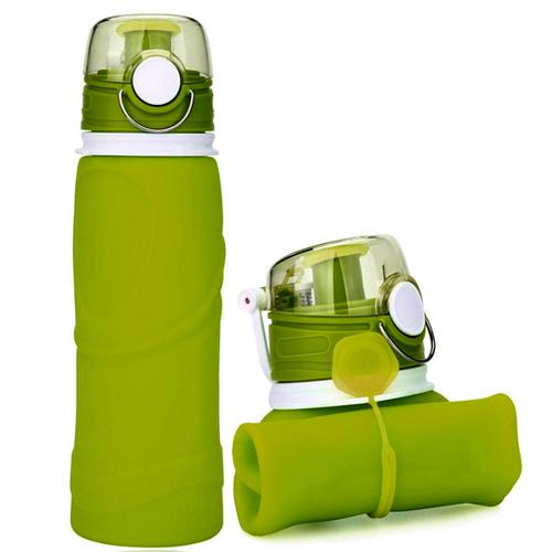 Myfriday Foldable Silicone Travel Water Bottle Bpa Free Ml Green Free Delivery