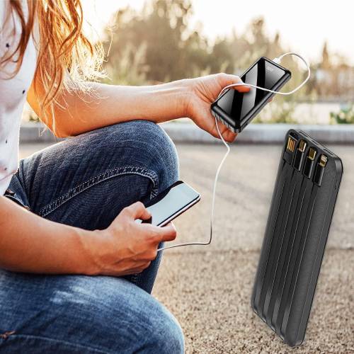 Mixx Solar Powerbank 10k mAh - Black