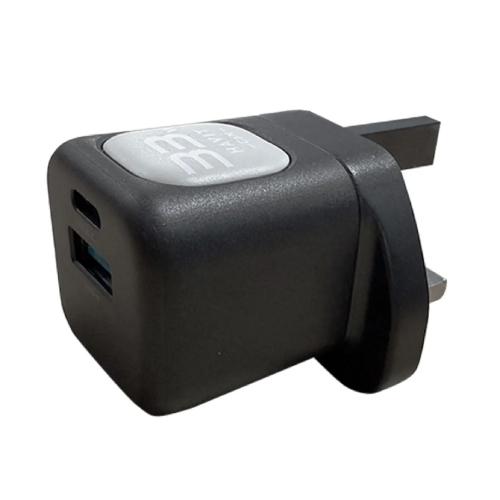 HAVIT 33W Gan Travel Charger with USB-C to USB-C Cable - Black