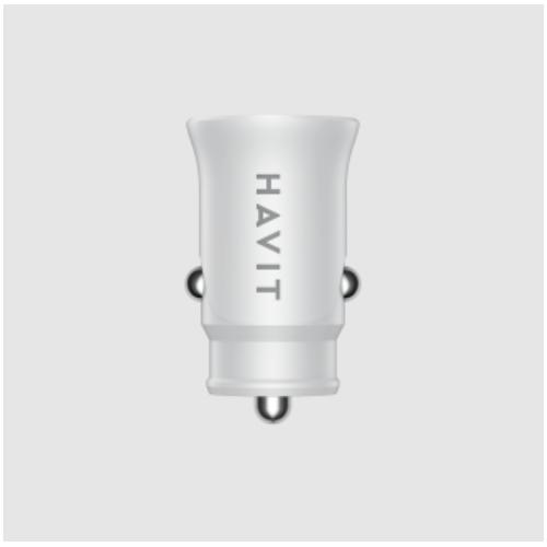 Havit CC2022 Car charger 20W USB+USB-C - White
