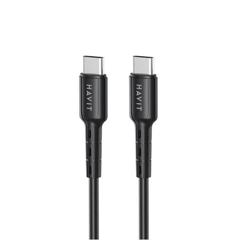 Havit CB6235 USB-C To USB-C  1 Metre Cable - Black