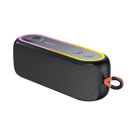 HAVIT SK810BT Portable lPX6 Waterproof RGB Wireless Speaker - Black