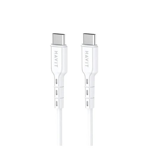 Havit CB6235 USB-C To USB-C 1 Metre Cable - White
