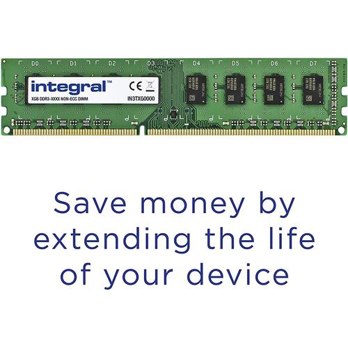 Integral 8GB (1x 8GB) 1600MHz DDR3 DIMM PC Memory Module