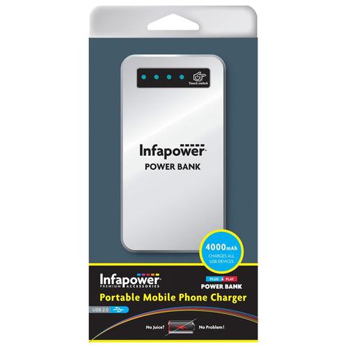 Infapower Portable Mobile Phone Charger 4000mAh Powerbank