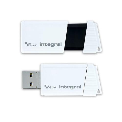 Integral 64GB Turbo USB 3.0 Flash Drive - 400MB/s - White
