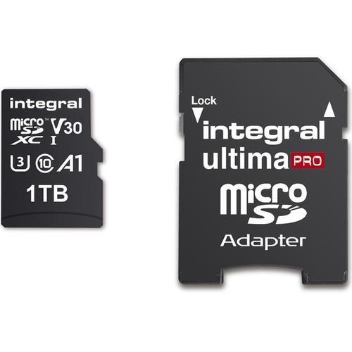 Integral 1tb Ultimapro V30 High Speed Micro Sd Card Sdxc Uhs I U3 Adapter 180mb S Us 232 34 Mymemory