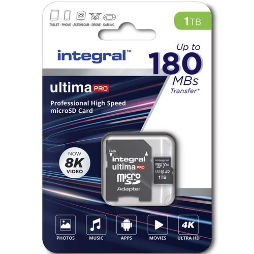 Integral 1TB UltimaPRO A2 V30 High Speed microSD Card (SDXC