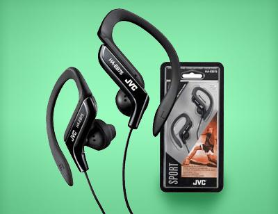 JVC Sports Headphones - Black (HA-EB75)