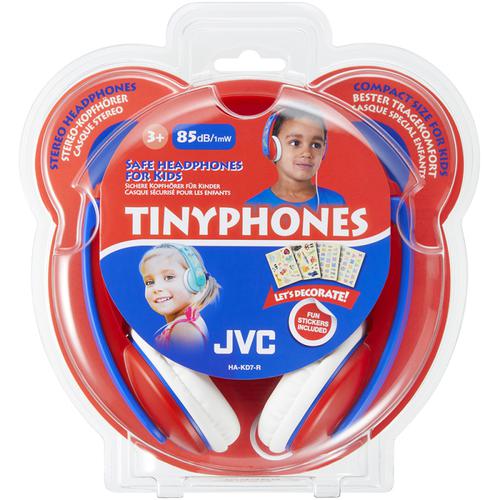 JVC Tiny Phones Kids Stereo Headphones - Red