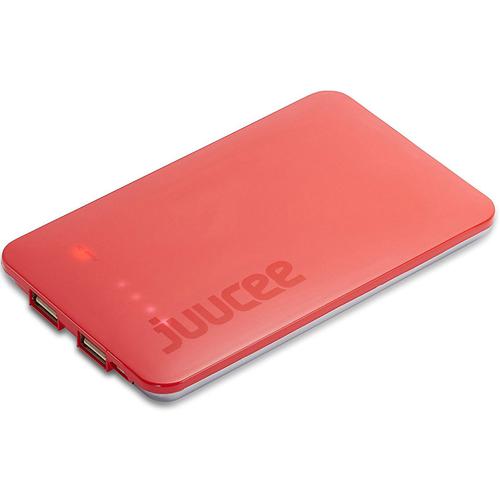 Bitmore Juucee Dual Port 9000mAh Slim Power Bank - Orange Red