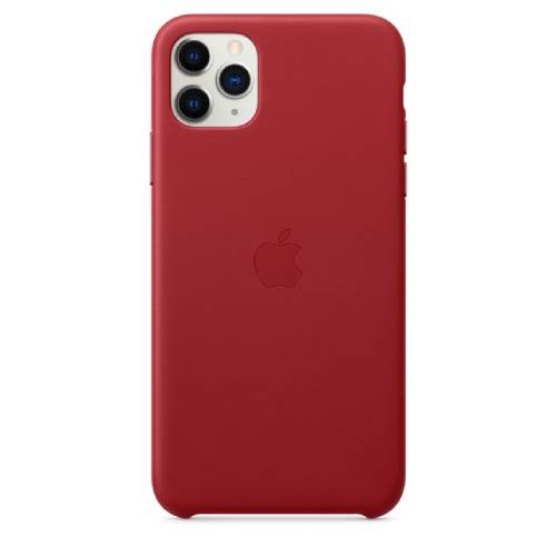 Apple Official iPhone 11 Pro Leather Case - Red