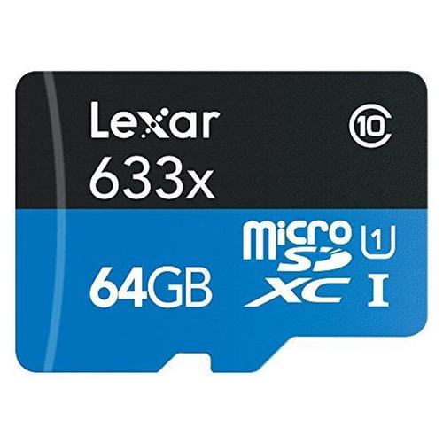 Lexar 64gb High Performance Micro Sd Card Sdxc Adapter 100mb S Us 99 Mymemory