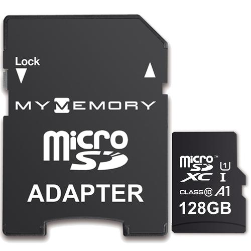 MyMemory 128GB V10 High Speed Micro SD Card (SDXC) A1 UHS-1 U1 + Adapter - 100MB/s