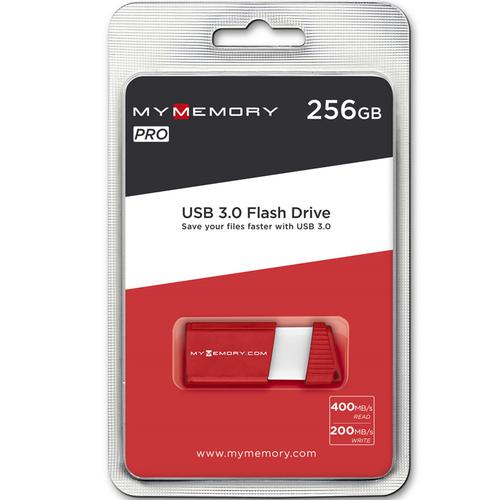 MyMemory 256GB Pulse High Speed USB 3.0 Flash Drive - 400MB/s