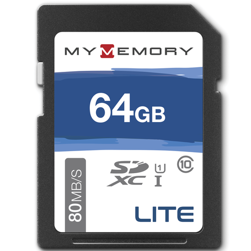 MyMemory LITE 64GB SD Card (SDXC) - 80MB/s