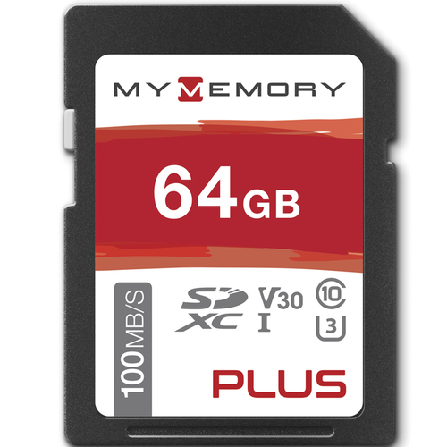 MyMemory PLUS 64GB V30 High Speed SD Card (SDXC) UHS-1 U3 - 100MB/s