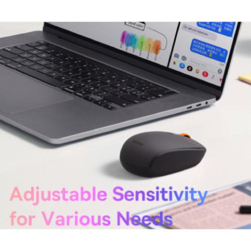 Baseus F01B Tri-Mode Wireless Mouse -  Frosted Gray