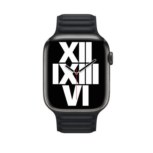 Apple Official Watch Band 41mm  Leather Band M/L - Midnight