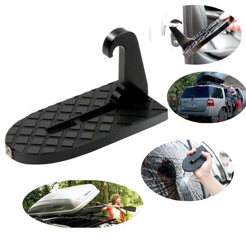 Multifunction Car Assist Folding Pedal - Black